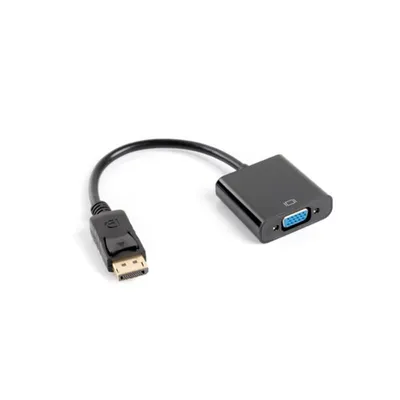 Adapter Lanberg AD-0002-BK VGA auf DisplayPort 0,2 m Adapter Lanberg AD-0002-BK VGA auf DisplayPort 0,2 m