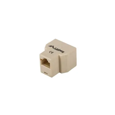 Netzwerkverteiler Lanberg AD-RJ45-2RJ45-OU Beige 3 Ports CE