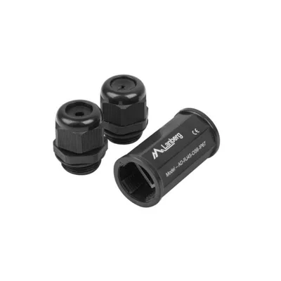 Adapter Lanberg AD-RJ45-OS6-IP67 RJ-45 RJ-45 Schwarz Adapter Lanberg AD-RJ45-OS6-IP67 RJ-45 RJ-45 Schwarz