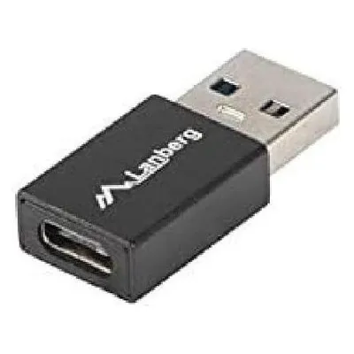 Lanberg USB-C 3.1 Buchse auf USB-A 3.1 Stecker Adapter Schwarz