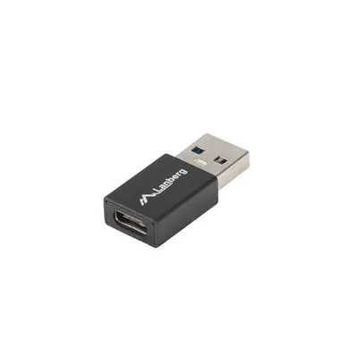 Lanberg USB-C 3.1 Buchse auf USB-A 3.1 Stecker Adapter Schwarz