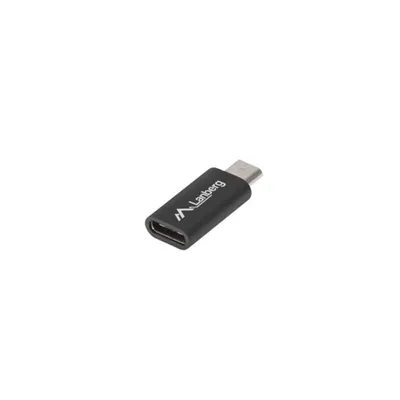 USB Adapter Lanberg AD-UC-UM-01 Micro-USB 2.0 Type B auf USB 2.0 Type C Schwarz USB Adapter Lanberg AD-UC-UM-01 Micro-USB 2.0 Type B auf USB 2.0 Type C Schwarz