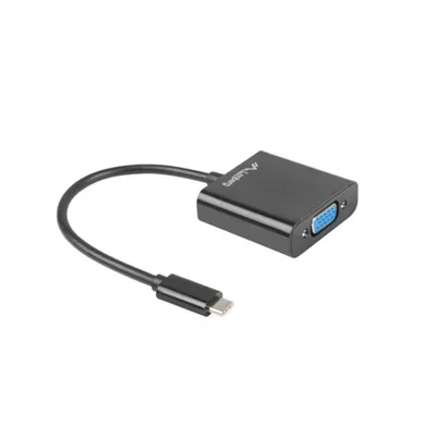 Adapter Lanberg AD-UC-VG-01 Full HD 1920x1200 Schwarz ABS Gehäuse Adapter Lanberg AD-UC-VG-01 Full HD 1920x1200 Schwarz ABS Gehäuse