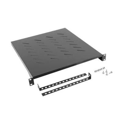 Rackablage Lanberg AK-1005-B Metall 1U 19" 25kg schwarz für 800mm Tiefe