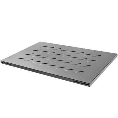 Regal Lanberg AK-1016-B 1U 19" Stahl Schwarz 120 kg Regal