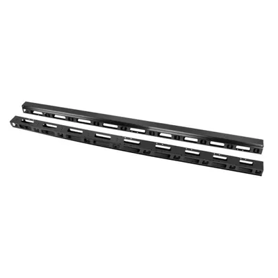 Kabelmanagement Panel Lanberg AK-1211-B Stahl Schwarz 2 Stück 9 kg