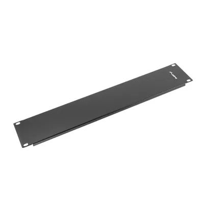 Blende Lanberg AK-1402-B Schwarz Metall 19" 2U 0,45 kg