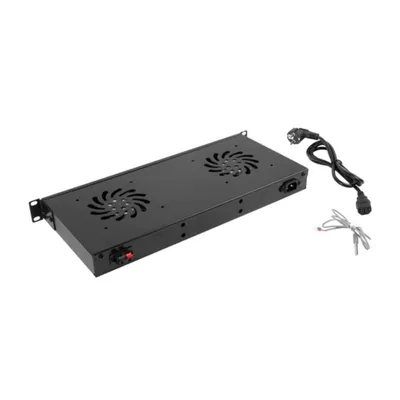 Panellüfter Lanberg AK-1502-B Schwarz 2 Lüfter 2,93 kg Panellüfter Lanberg AK-1502-B Schwarz 2 Lüfter 2,93 kg