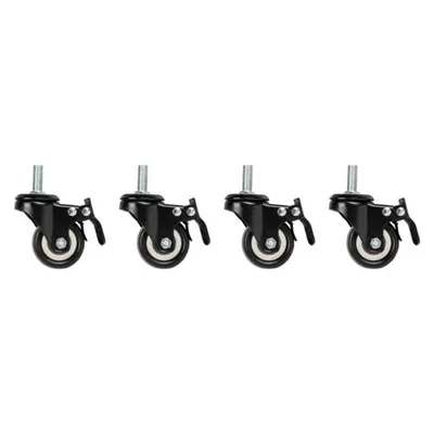 Rolle Lanberg AK-1601-B 4 Stück Schwarze Schwenkräder Rolle Lanberg AK-1601-B 4 Stück Schwarze Schwenkräder