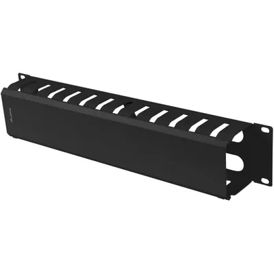 Kabelmanager Lanberg AK-1705-B 2U Schwarz Stahl 19" 482,5mm Tiefe70mm Höhe88,8mm