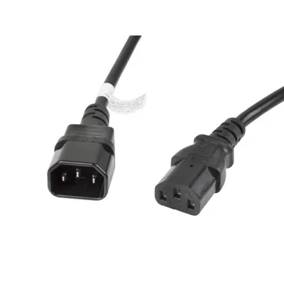 Kabel Lanberg CA-C13E-11CC-0030-BK 3 m C13-Kupplung C14-Kupplung Kabel Lanberg CA-C13E-11CC-0030-BK 3 m C13-Kupplung C14-Kupplung
