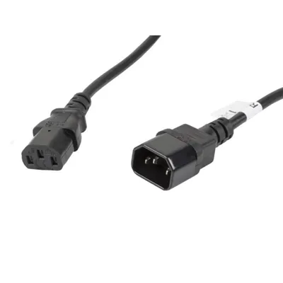Verlängerungskabel Lanberg CA-C13E-11CC-0050-BK 5m C13 Kupplung C14 Kupplung Verlängerungskabel Lanberg CA-C13E-11CC-0050-BK 5m C13 Kupplung C14 Kupplung