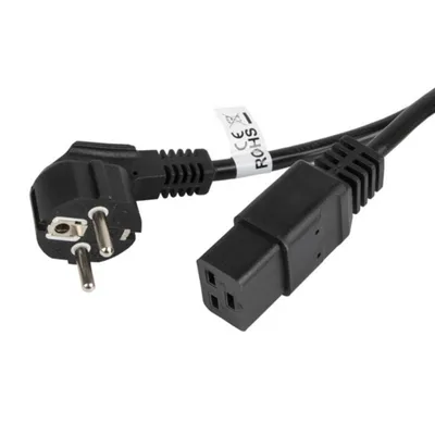 Netzkabel Lanberg CEE7/7 an C19 1,8 m Schwarz
