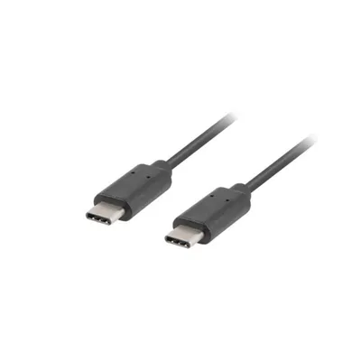 USB-C Kabel Lanberg CA-CMCM-10CU-0010-BK 1 m USB 2.0 0,48 Gbit/s Schwarz
