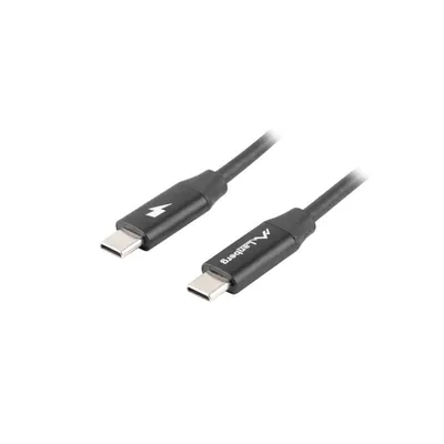 USB-C Kabel Lanberg CA-CMCM-40CU-0018-BK 1,8 m USB 2.0 0,48 Gbit/s Schwarz