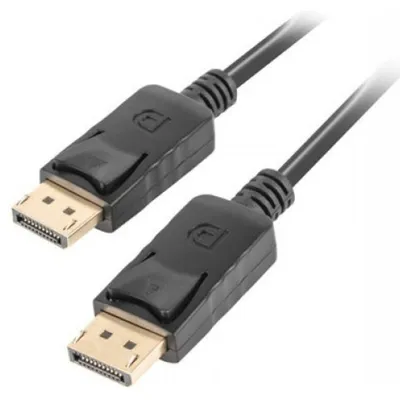 Lanberg DisplayPort-Kabel V1.2 4K Stecker/Stecker 1,8 m Schwarz