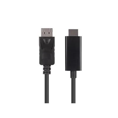 DisplayPort-Kabel Lanberg CA-DPHD-11CC-0010-BK 1 m Schwarz HDMI High Definition