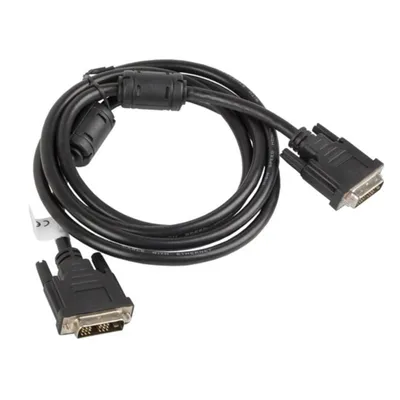 DVI-D Kabel Lanberg CA-DVIS-10CC-0018-BK 1,8 m Schwarz DVI-D zu DVI-D Stecker