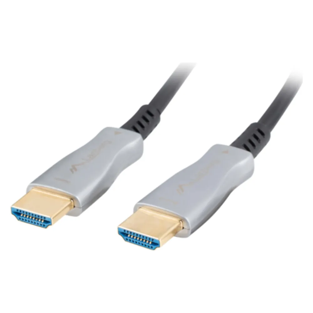 Lanberg KABEL HDMI KABEL HDMI M/M V2.0 10M OPTYCZNY AOC CZARNY CA-HDMI-20FB-0100-BK