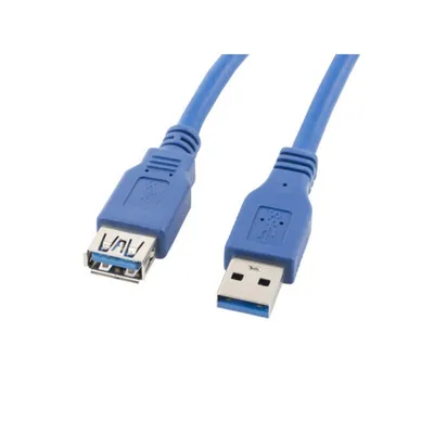 USB-Kabel Lanberg CA-US3E-10CC-0030-B 3 m USB A zu USB A Blau USB-Kabel Lanberg CA-US3E-10CC-0030-B 3 m USB A zu USB A Blau
