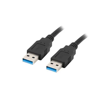 USB-Kabel Lanberg CA-USBA-30CU-0010-BK 1 m USB 3.2 Gen 1 Schwarz