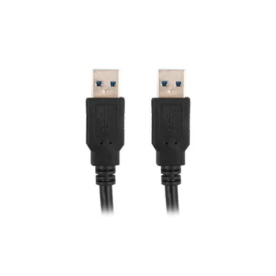 USB-Kabel Lanberg CA-USBA-30CU-0018-BK 1,8m USB 3.2 Gen 1 Schwarz USB-Kabel Lanberg CA-USBA-30CU-0018-BK 1,8m USB 3.2 Gen 1 Schwarz