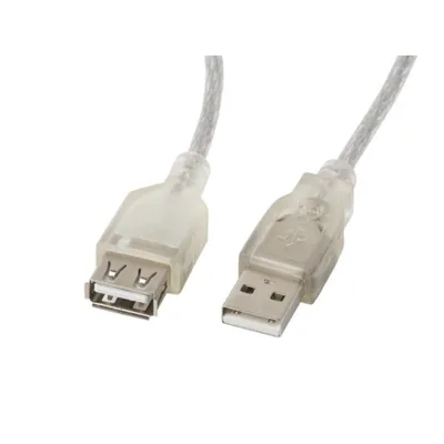 USB-Kabel Lanberg CA-USBE-12CC-0018-TR USB A auf USB A 1,8m USB 2.0 Transparent USB-Kabel Lanberg CA-USBE-12CC-0018-TR USB A auf USB A 1,8m USB 2.0 Transparent