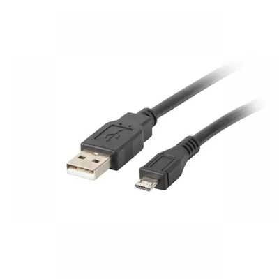Lanberg Micro USB auf USB 2.0 Kabel 1,8m Schwarz