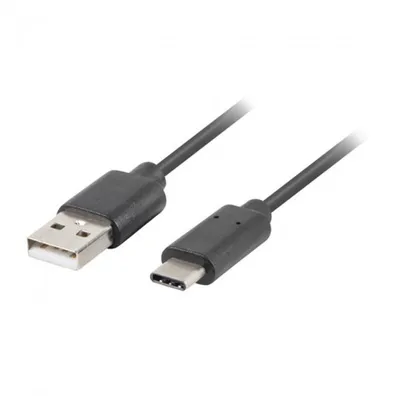 Lanberg USB-C auf USB-A 2.0 Kabel 50 cm Schwarz