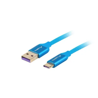 USB-Kabel Lanberg CA-USBO-21CU-0010-BL 1m USB A zu USB C USB 2.0 0,48 Gbit/s Blau USB-Kabel Lanberg CA-USBO-21CU-0010-BL 1m USB A zu USB C USB 2.0 0,48 Gbit/s Blau
