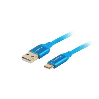 Kabel Lanberg CA-USBO-22CU-0010-BL USB C USB A 1 m USB 2.0 0,48 Gbit/s Blau