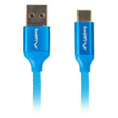 Lanberg Premium USB-C auf USB-A 2.0 QC 3.0 Stecker/Stecker-Kabel