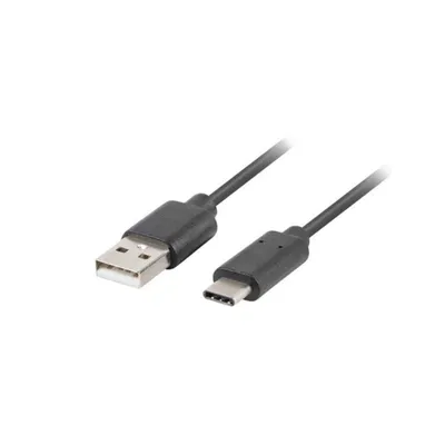 USB-Kabel Lanberg CA-USBO-31CU-0010-BK 1m USB A auf USB C 3.2 Gen 1 Schwarz