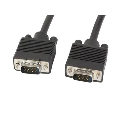 VGA-Kabel Lanberg CA-VGAC-10CC-0050-B 5 m VGA (D-Sub) Stecker zu Stecker Schwarz