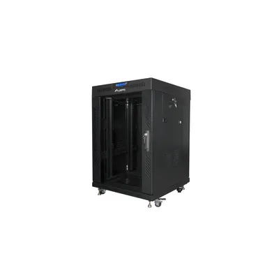 Rackschrank Lanberg FF01-6615-12BL 15U 1200 kg Temperatur LCD Schwarz Rackschrank Lanberg FF01-6615-12BL 15U 1200 kg Temperatur LCD Schwarz