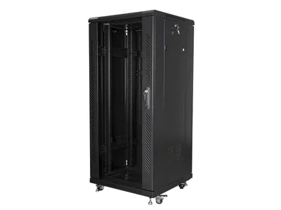 Free Standing Lanberg FF01-6627-12B Rack 27U IP20 800kg Schwarz