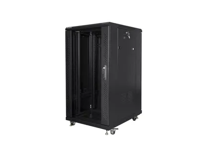 Rackgehäuse Lanberg FF01-6822-12B 22U 800kg Schwarz IP20