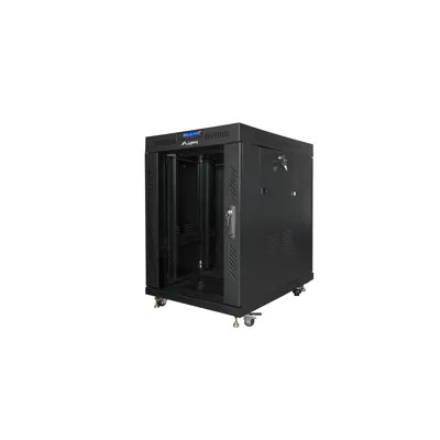 19" Lanberg FF01-8015-12BL Rack Stehend 15U 1200 kg Schwarz
