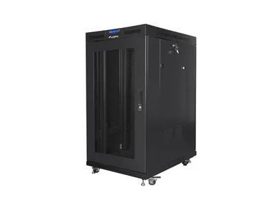 Rackschrank Lanberg FF01-8022-23BL 22U 1200 kg IP20 Schwarz