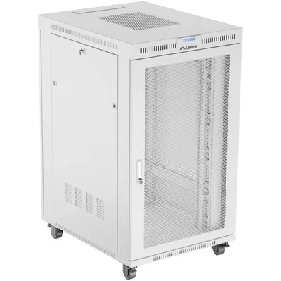 Serverschrank Lanberg FF01-8027-23SL 19" 27U Grauer Industrieschrank IP20 1200kg