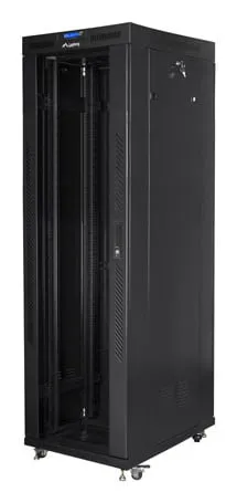 Rackschrank Lanberg FF01-8842-12BL 42U Schwarz 1200kg LCD Display Rackschrank Lanberg FF01-8842-12BL 42U Schwarz 1200kg LCD Display
