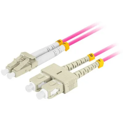 Lanberg FO-LUSU-MD41-0020-VT 2 m LC/SC OM4 Glasfaserkabel