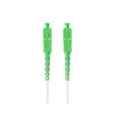 Lanberg Glasfaser-Patchkabel SC/APC auf SC/APC Simplex Singlemode G657A2 5 m weiß
