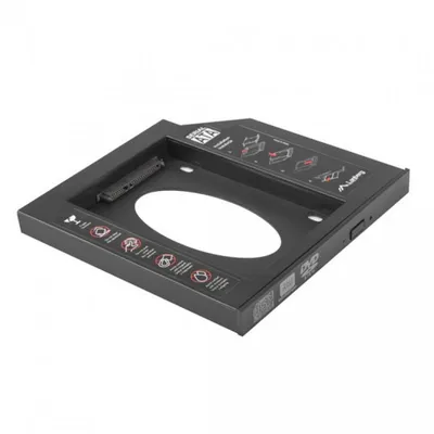 Lanberg CD/DVD-zu-SD/HDD-SATA-Adapter 2,5 Zoll 12,7 mm