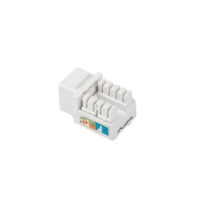 Kabel Lanberg KSU6-1090 Flach Weiß RJ-45 LSA Stecker Buchse