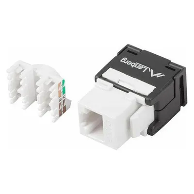 Netzwerkkabel Lanberg KSU6-2000 Flach Schwarz Weiß RJ-45 Cat6 Netzwerkkabel Lanberg KSU6-2000 Flach Schwarz Weiß RJ-45 Cat6