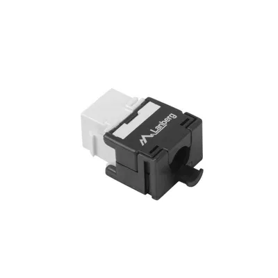 Keystone Modul Lanberg KSUA-2000 RJ-45 LSA Flach Schwarz Weiß