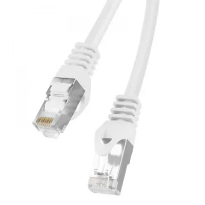 Lanberg Netzwerkkabel RJ45 Cat.6 FTP 50cm Weiß