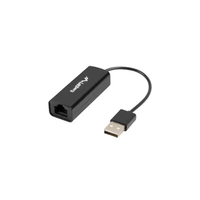 Kabel Lanberg NC-0100-01 Schwarz 10 Gbit/s 0,15 m Kabel
