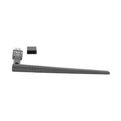 Netzwerkadapter Lanberg NC-0300-WIE Inalámbrico USB Ethernet WLAN 2400 Mbit/s Schwarz